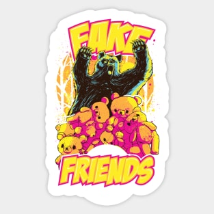 Fake Friends Sticker